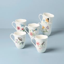 Alternative view of Lenox Heritage Lenox Heritage Butterfly Meadow Mugs, Set of 6