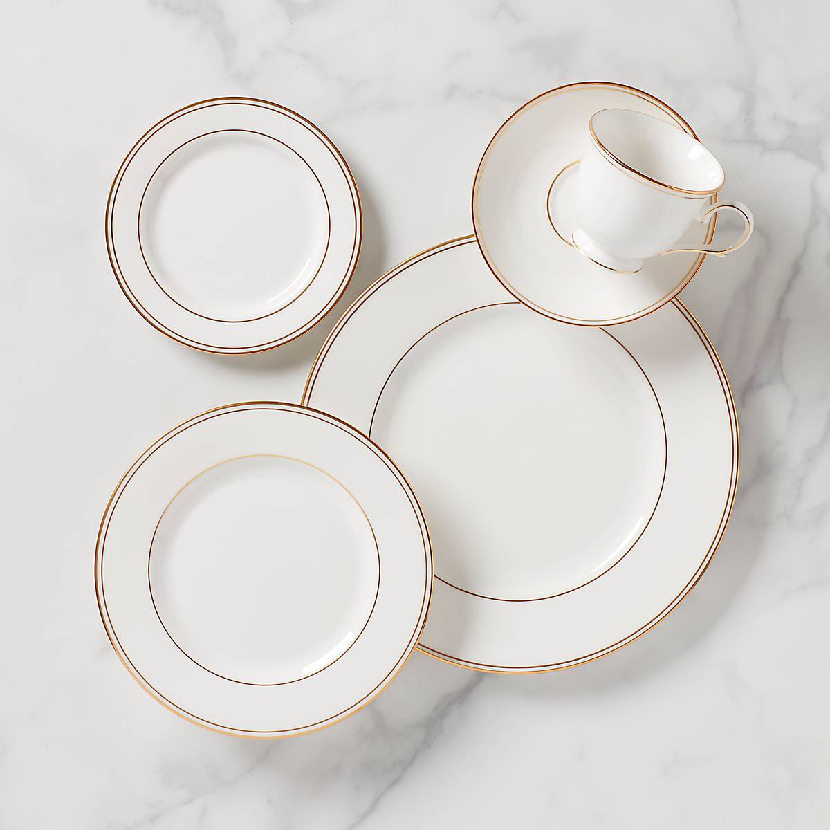 Lenox Heritage Lenox Heritage Federal Gold 5-Piece Place Setting