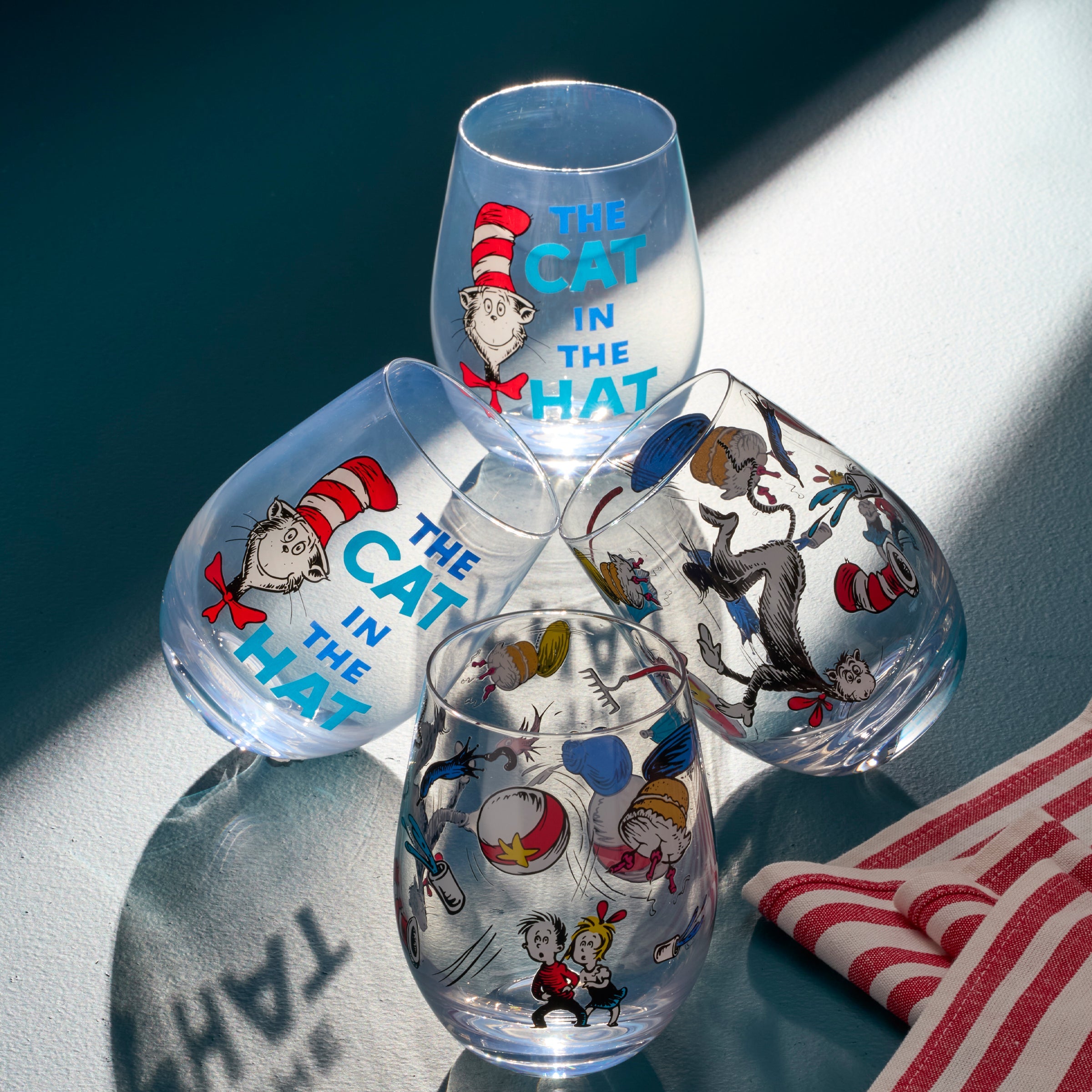 Lenox Heritage Lenox Heritage Cat In The Hat Tumblers, Set of 4 - Image 3