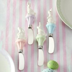 Alternative view of Lenox Heritage Lenox Heritage Bunny Hop Cheese Spreaders, Set of 4