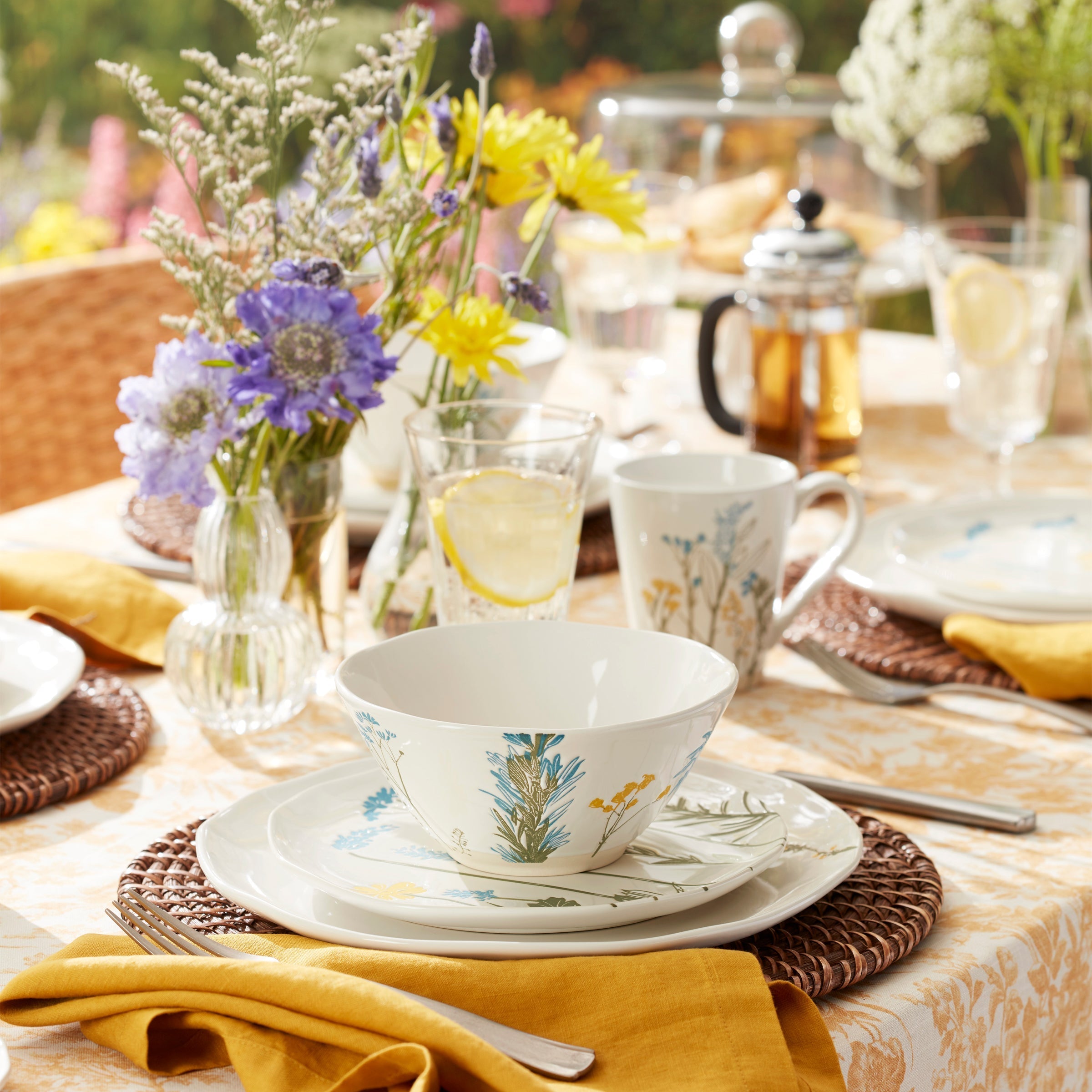 Lenox Heritage Lenox Heritage Wildflowers All-Purpose Bowls, Set of 4 - Image 3