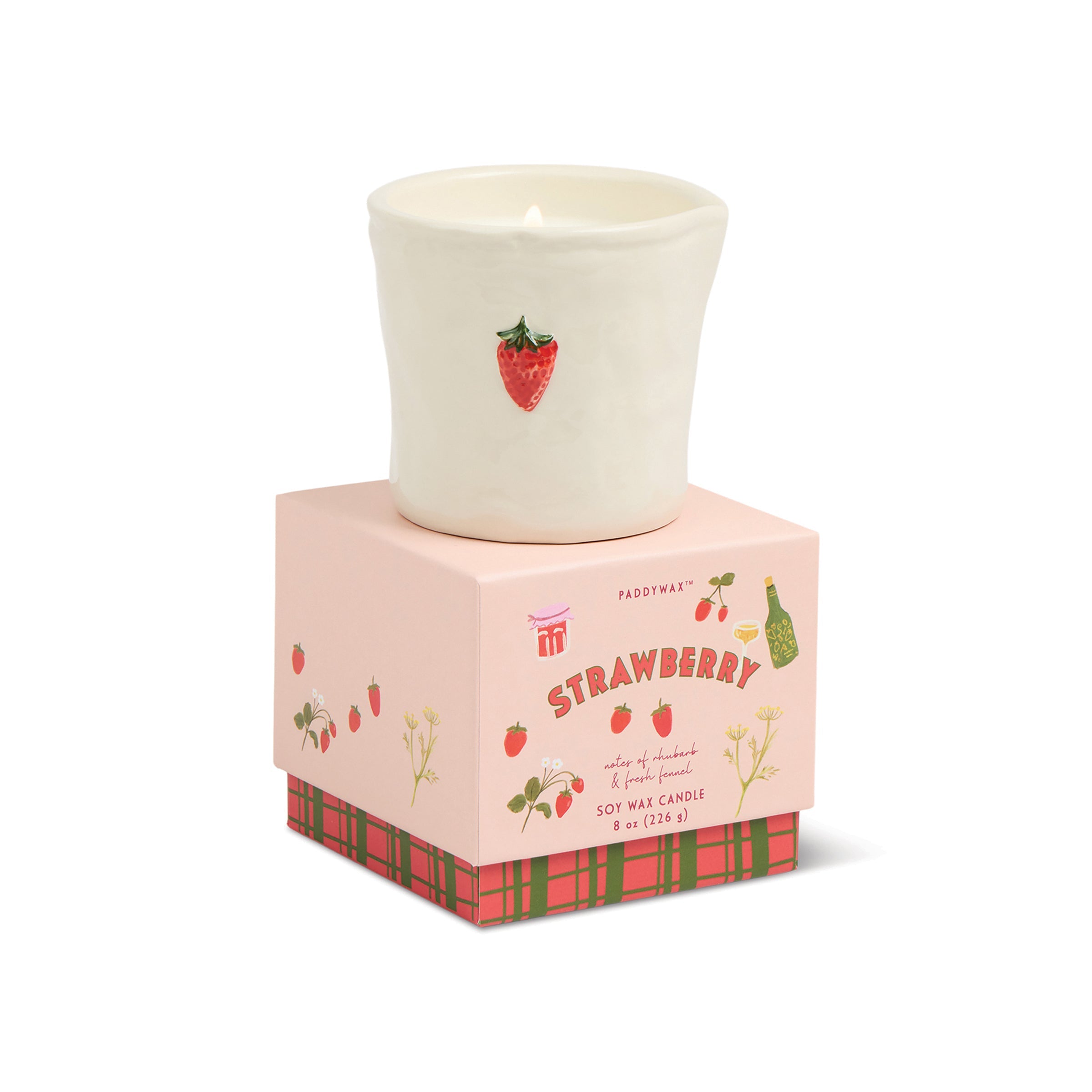 Lenox Heritage Lenox Heritage Bistro Strawberry 8oz Candle