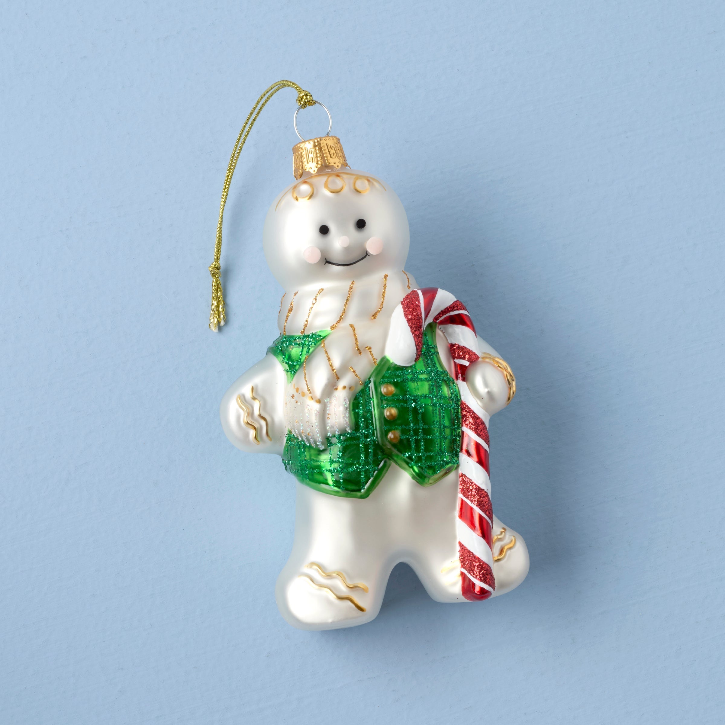 Lenox Heritage Lenox Heritage Blown Glass Gingerbread Ornament