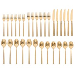 Alternative view of Lenox Heritage Lenox Heritage Kenton Gold Sand 30-Piece Flatware Set