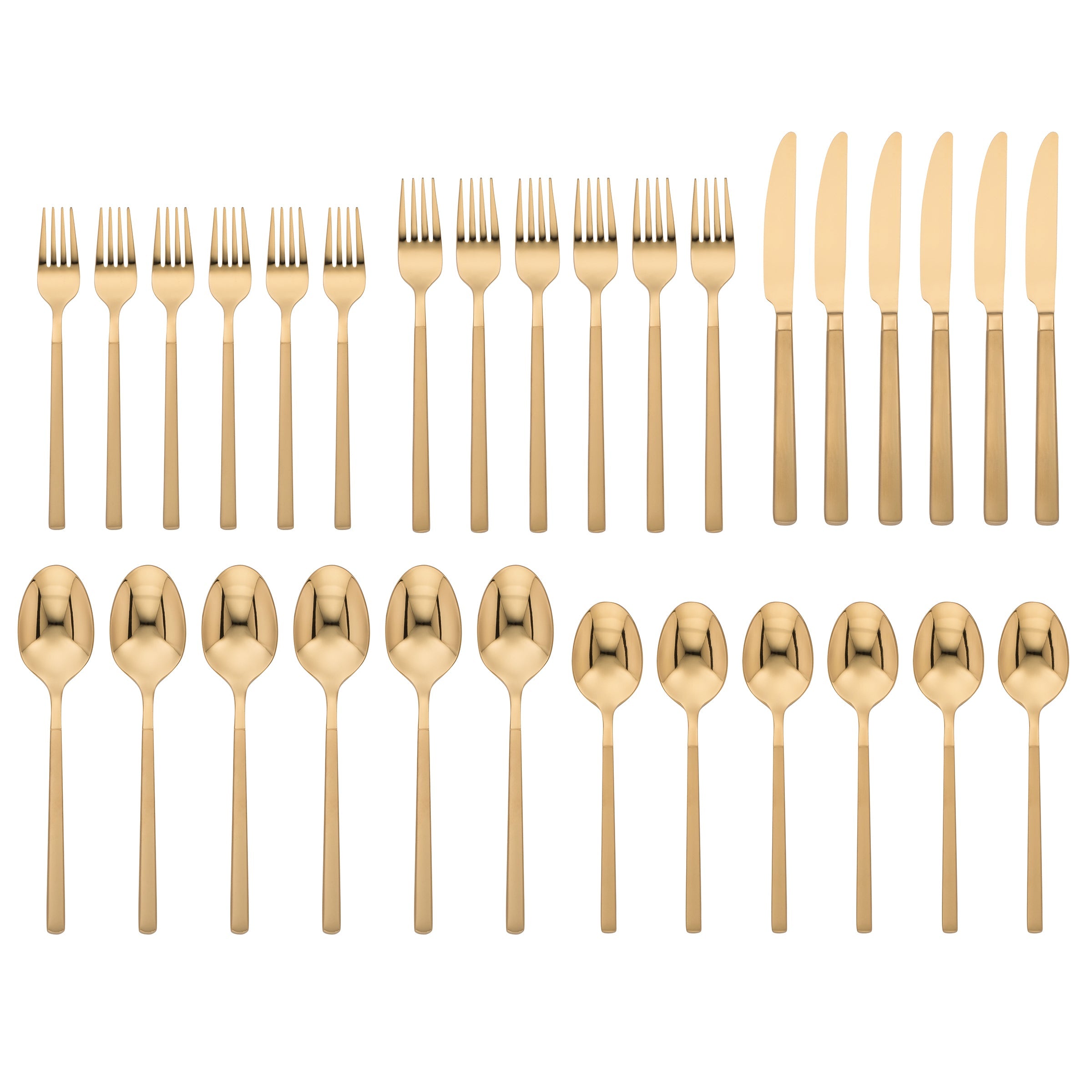 Lenox Heritage Lenox Heritage Kenton Gold Sand 30-Piece Flatware Set - Image 2