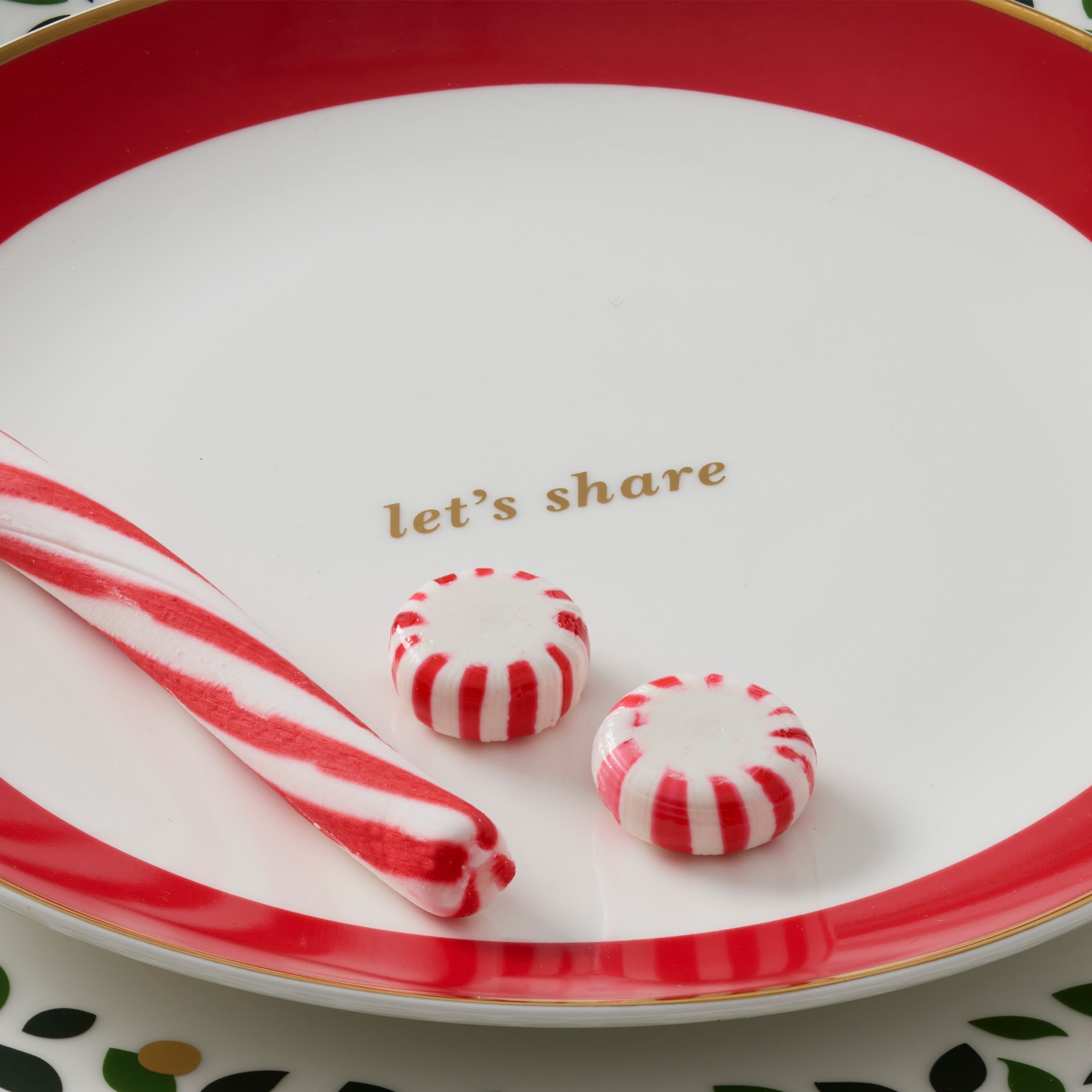 Lenox Heritage Lenox Heritage Evergreen Rim Accent Plates, Set of 4 - Image 3