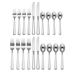 Alternative view of Lenox Heritage Lenox Heritage Pearl Platinum 20-Piece Flatware Set