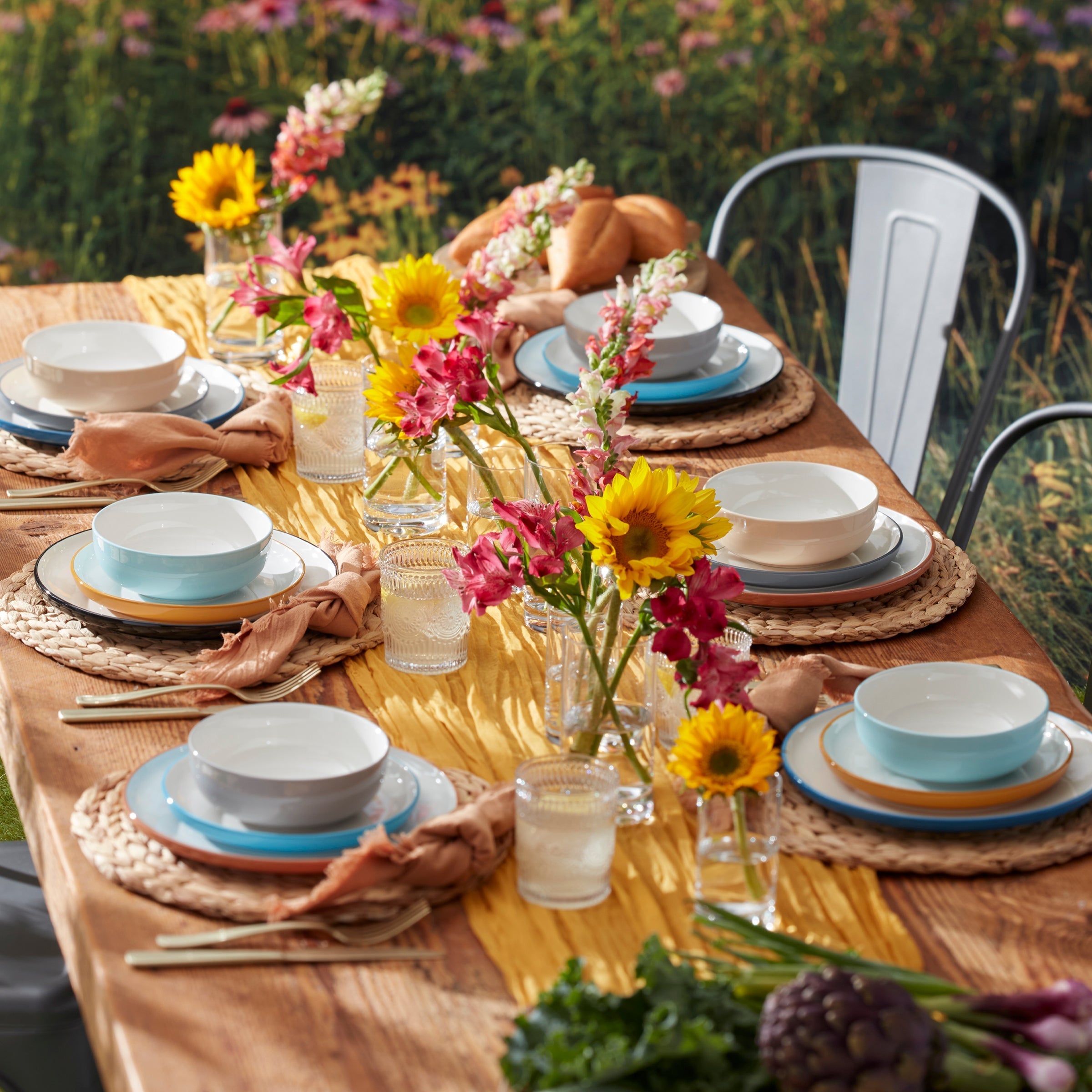 Lenox Heritage Lenox Heritage 24 Seven Colors Pumice 12-Piece Dinnerware Set - Image 9