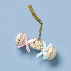 Lenox Heritage Lenox Heritage 2025 Baby's 1st Christmas Rattle Ornament
