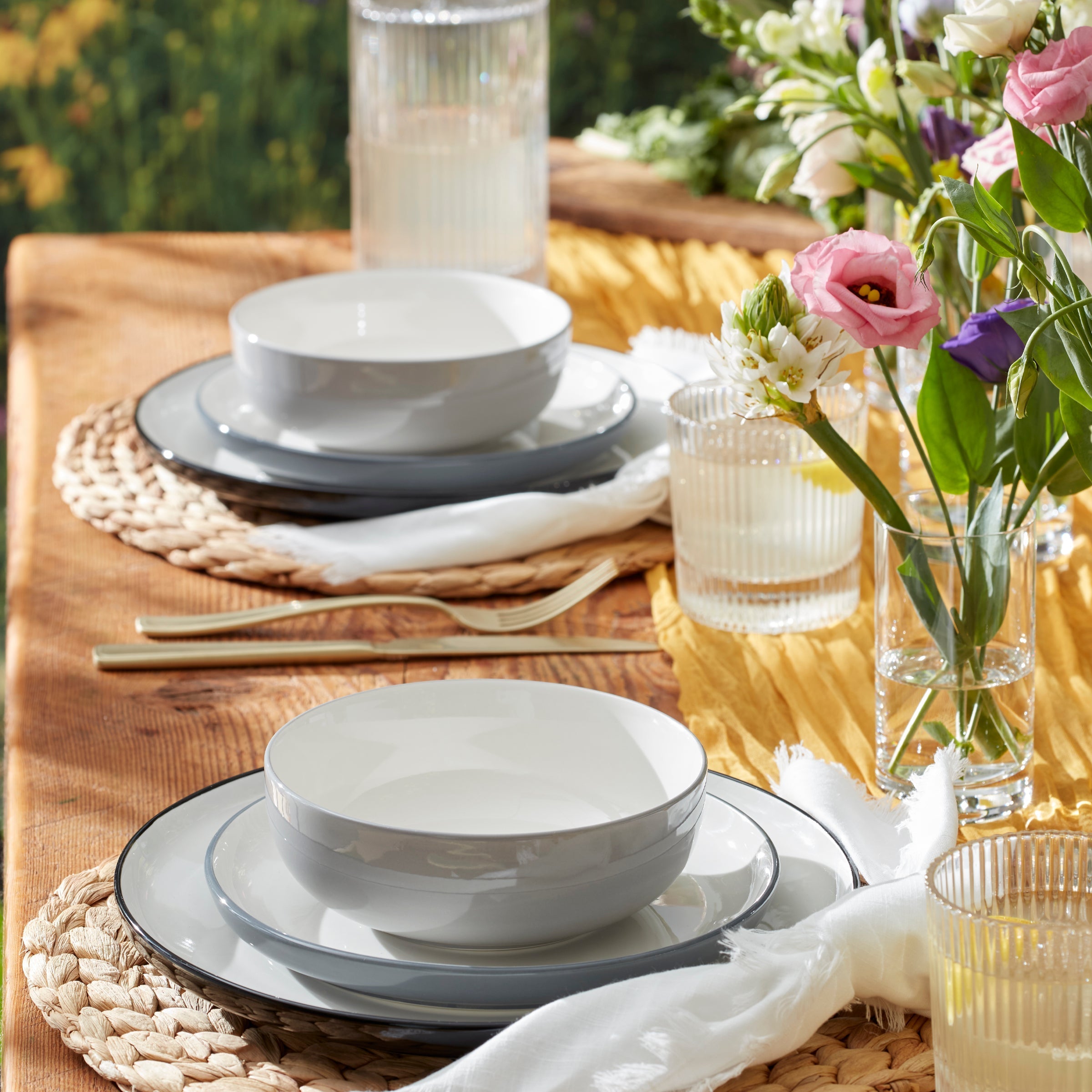 Lenox Heritage Lenox Heritage 24 Seven Colors Pumice 12-Piece Dinnerware Set - Image 5