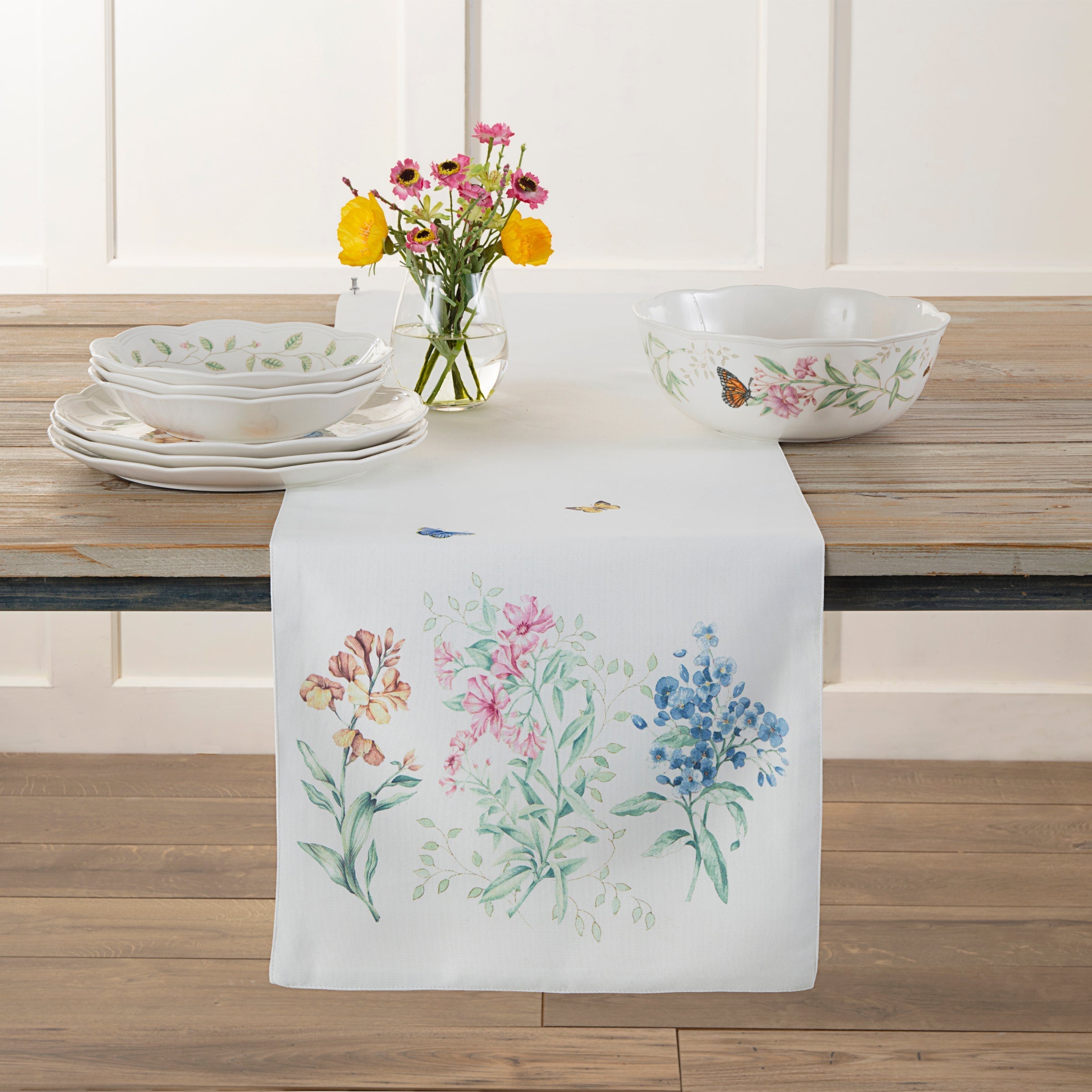 Lenox Heritage Lenox Heritage Butterfly Meadow Garden Runner - Image 2
