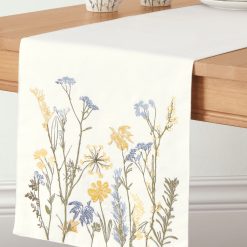 Lenox Eternal Wildflowers Border 14x90 Table Runner
