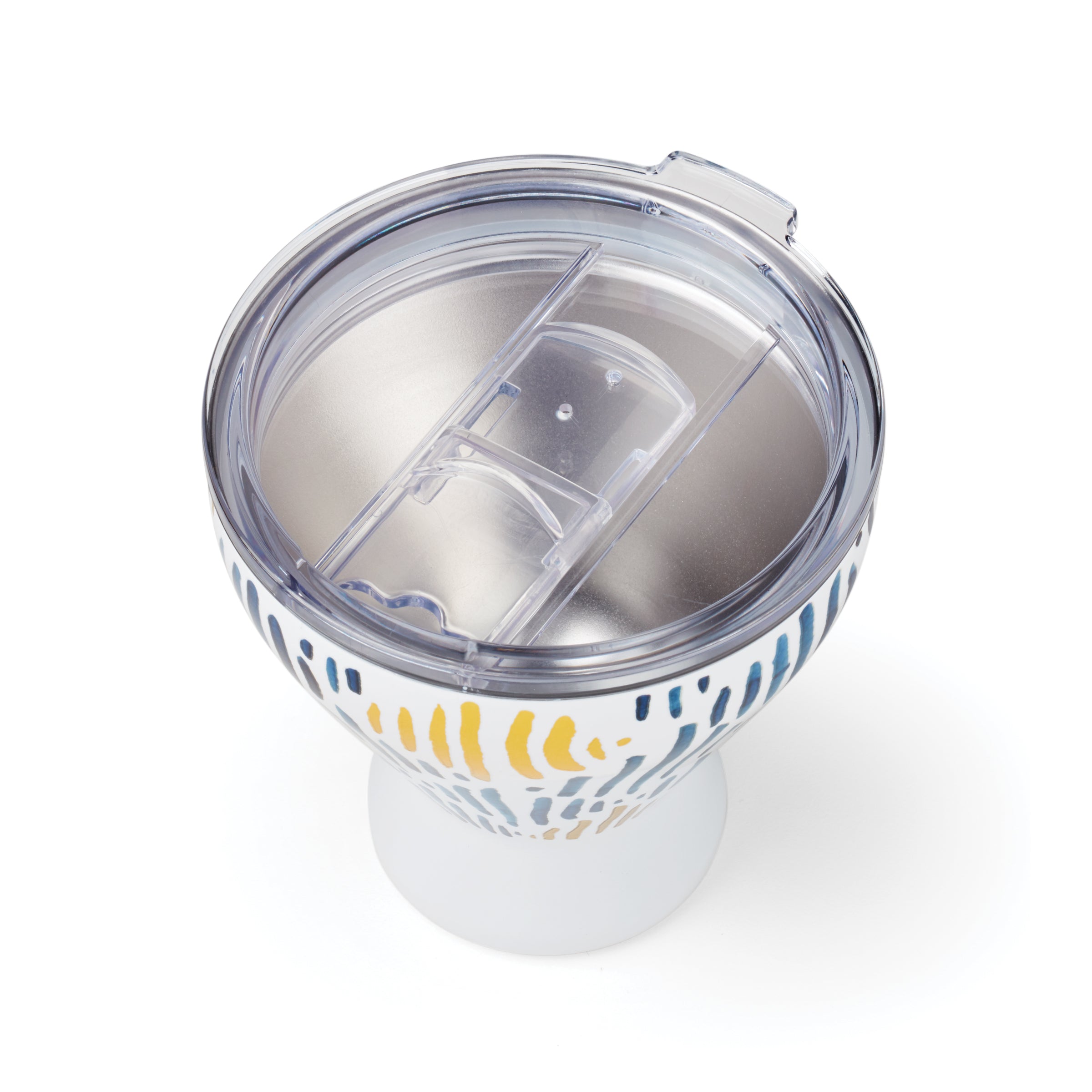 Lenox Heritage Lenox Heritage Blue Bay Ikat Stainless Steel Cocktail Tumbler - Image 3