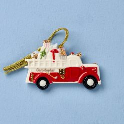 Lenox Heritage Lenox Heritage Personalized My Firetruck Ornament