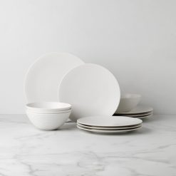 Lenox Heritage Lenox Heritage LX Collective White 12-Piece Dinnerware Set
