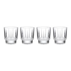 Lenox Heritage Lenox Heritage Estate Crystal Double Old Fashion Glasses, Set of 4