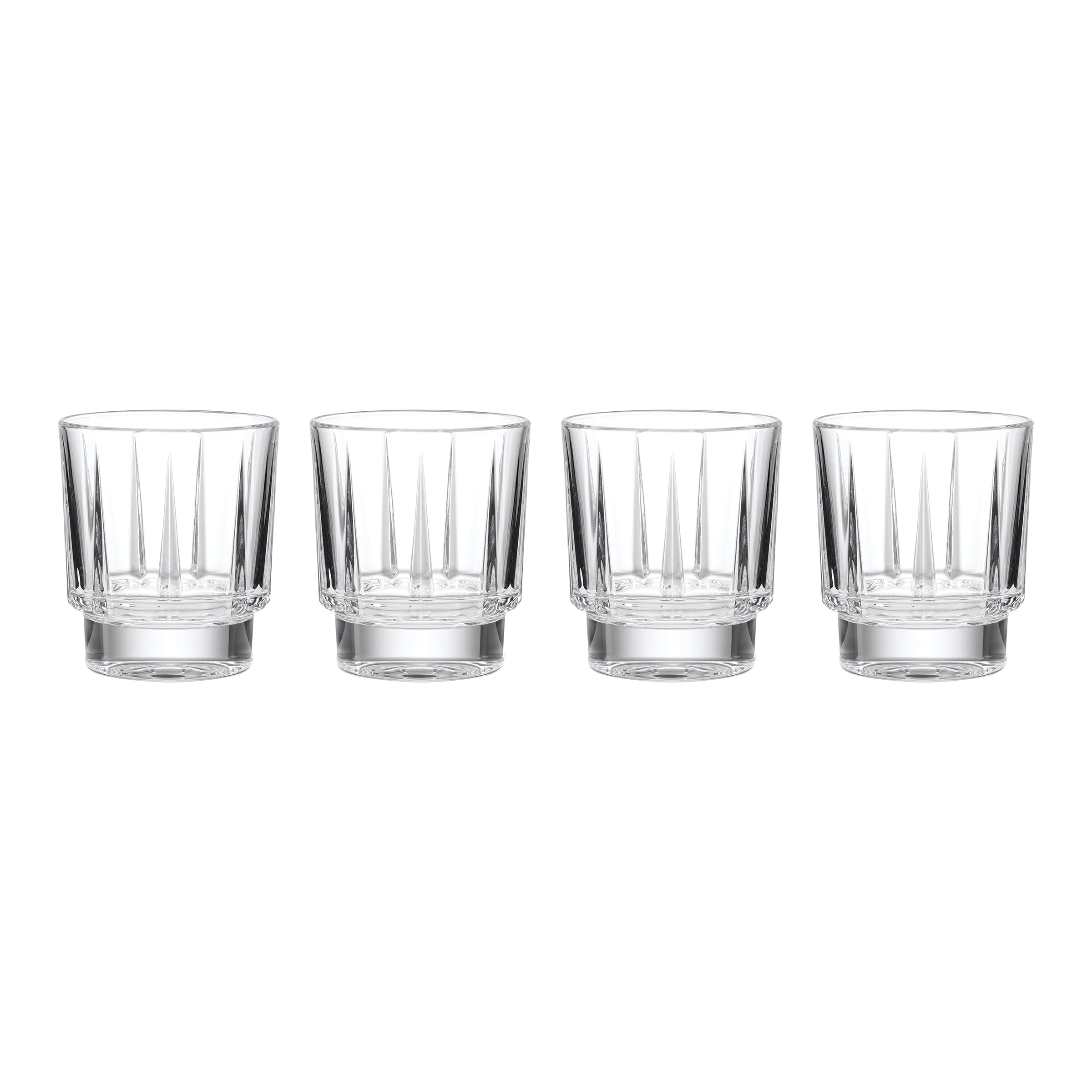 Lenox Heritage Lenox Heritage Estate Crystal Double Old Fashion Glasses, Set of 4
