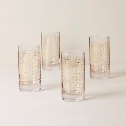 Lenox Eternal Tuscany Classics Gold Dust Highball Glasses, Set of 4