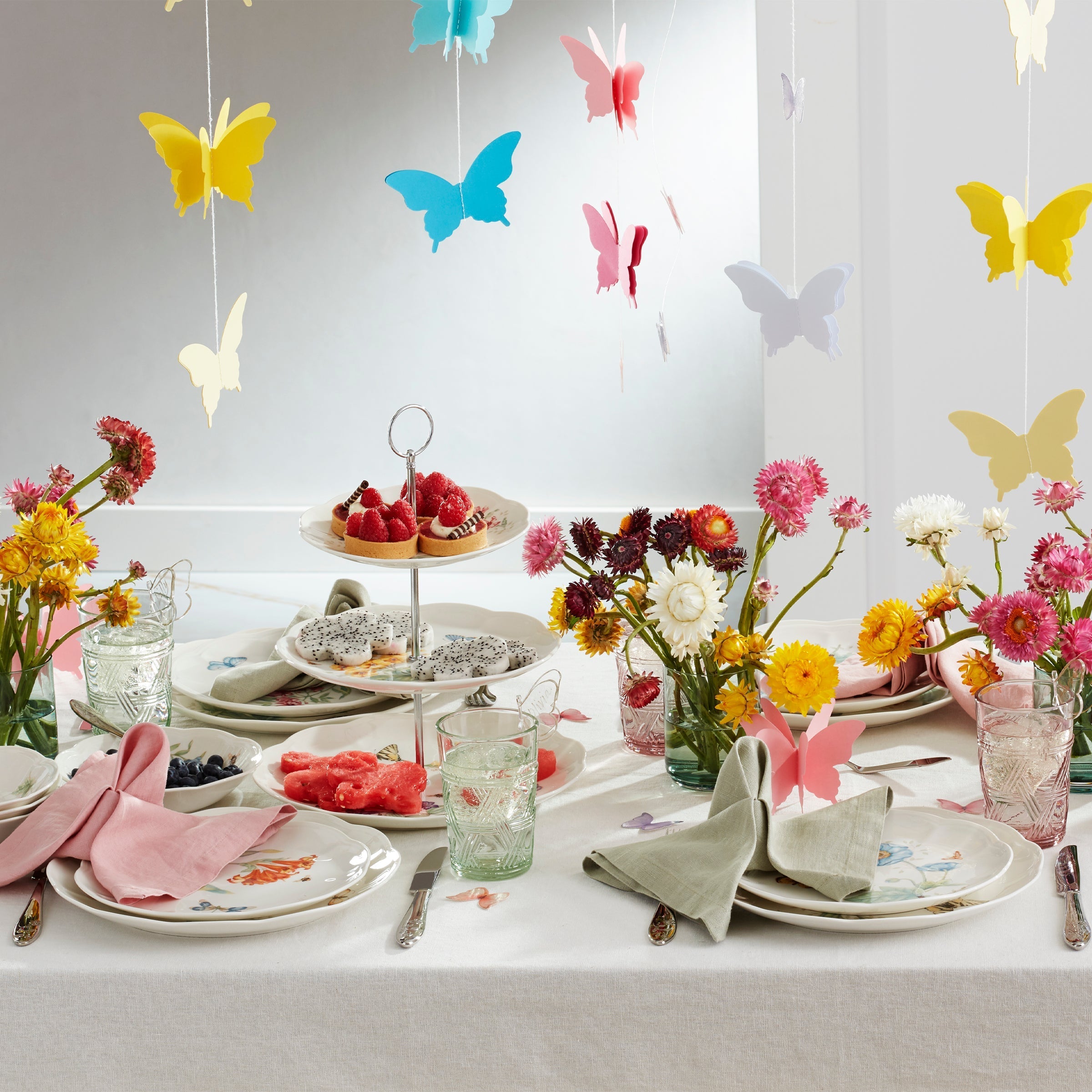 Lenox Heritage Lenox Heritage Butterfly Meadow 28-Piece Dinnerware Set - Image 8
