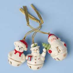 Alternative view of Lenox Heritage Lenox Heritage Jingle Bell Ornaments, Set of 3