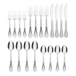 Alternative view of Lenox Heritage Lenox Heritage Heather Sand 20-Piece Flatware Set