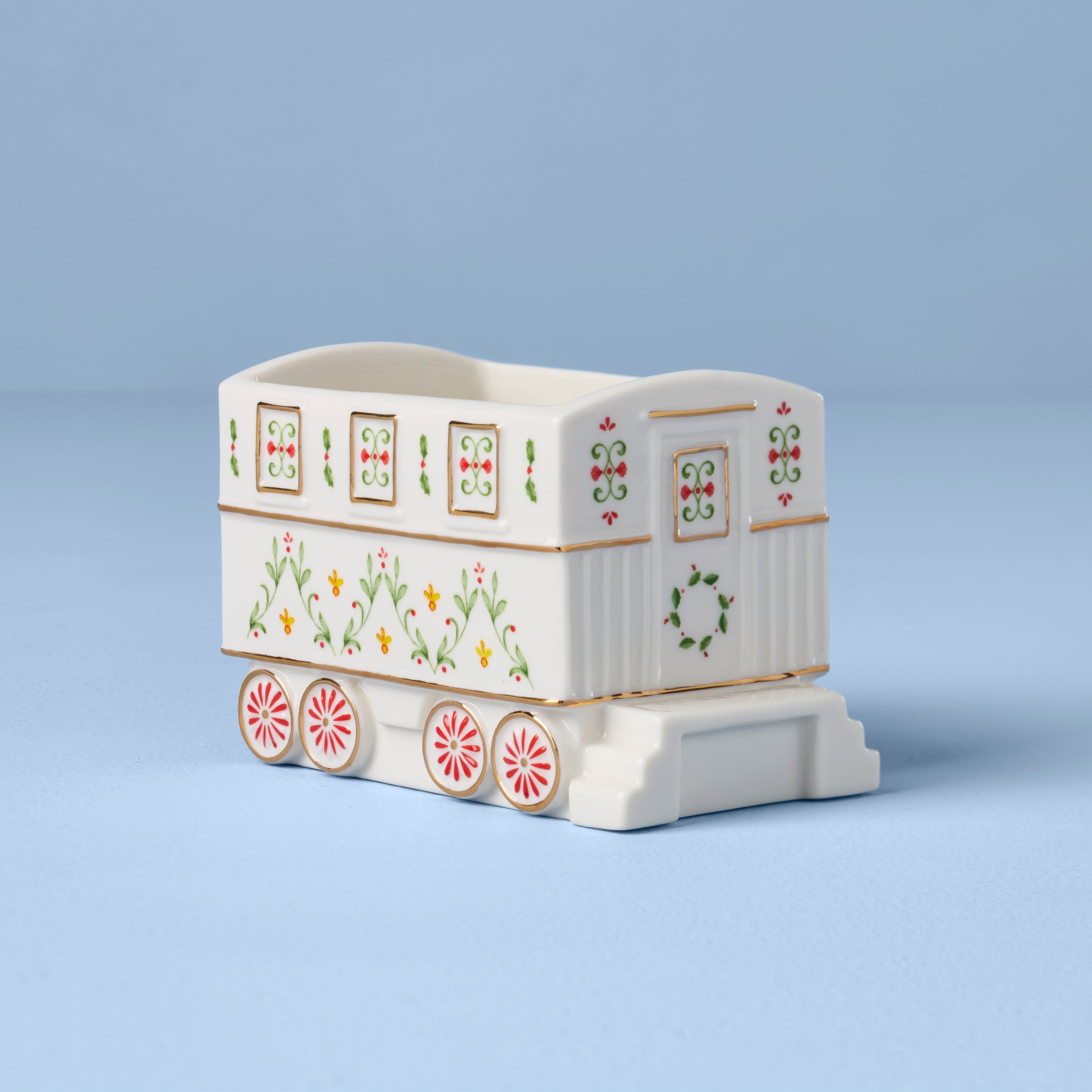 Lenox Heritage Lenox Heritage Lenox Holiday Village Christmas Train Server - Image 6