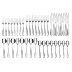 Alternative view of Lenox Heritage Lenox Heritage Waylen 40-Piece Flatware Set with Rustic Caddy