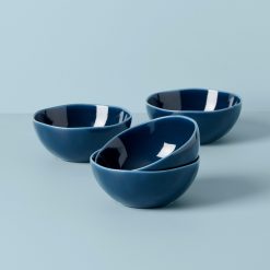 Lenox Heritage Lenox Heritage Bay Colors Blue All-Purpose Bowls, Set of 4