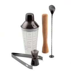 Lenox Heritage Lenox Heritage Black Mixology 5-Piece Tool Set
