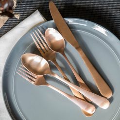 Alternative view of Lenox Heritage Lenox Heritage Rhiannon Copper Satin 20-Piece Flatware Set