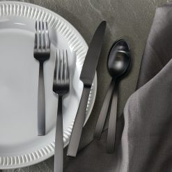 Alternative view of Lenox Heritage Lenox Heritage Clearview Black Satin 20-Piece Flatware Set