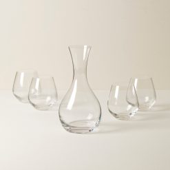 Lenox Heritage Lenox Heritage Tuscany Classics Decanter & Stemless Wine Glass Set