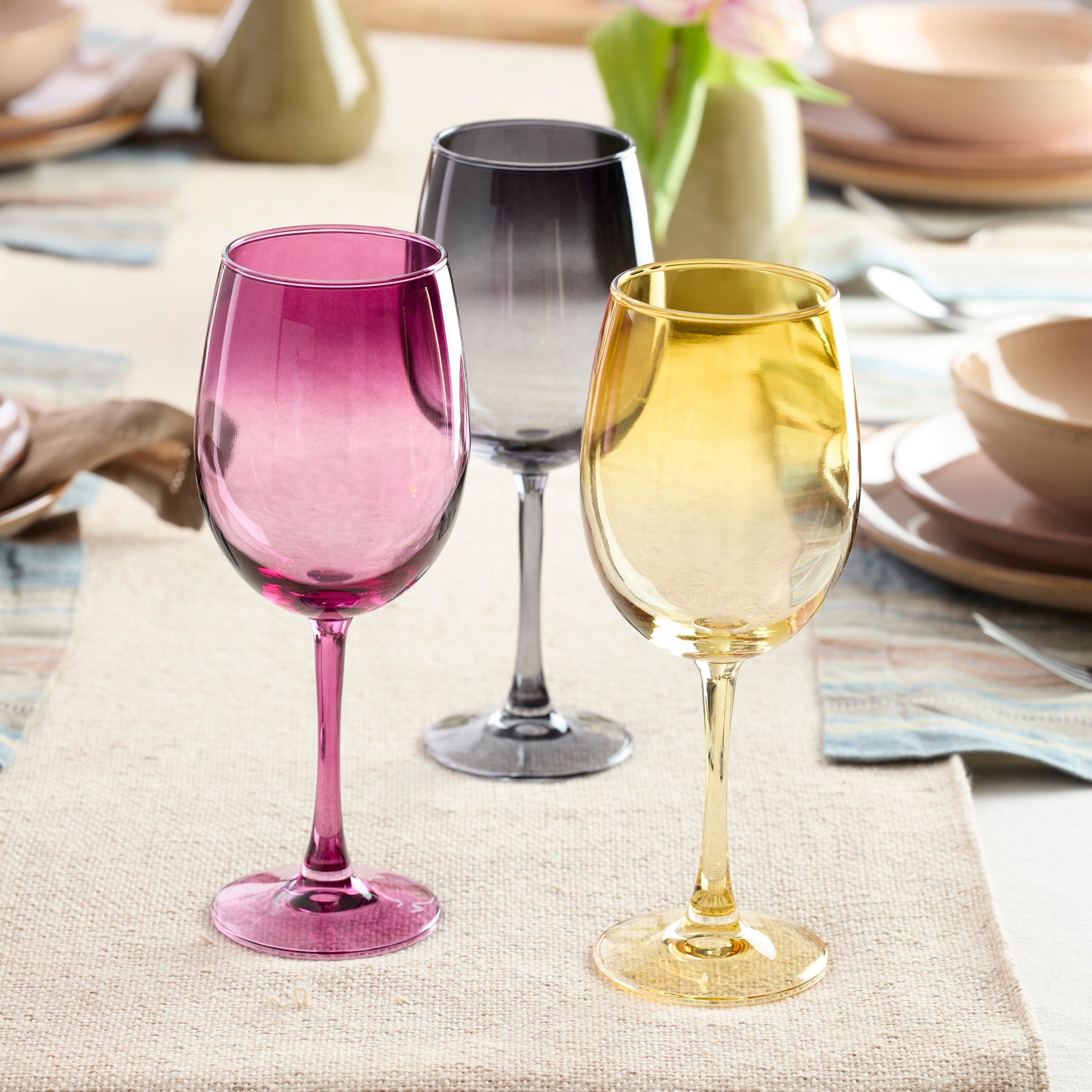 Lenox Heritage Lenox Heritage Golden Hour All-Purpose Wine Glasses, Set of 4 - Image 2