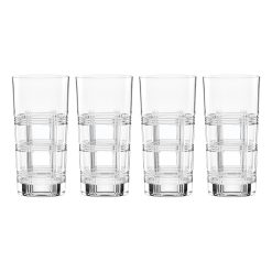 Lenox Heritage Lenox Heritage Hudson Crystal Highball Glasses, Set of 4