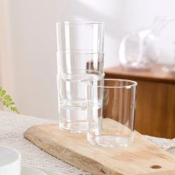 Alternative view of Lenox Heritage Lenox Heritage Stackables Clear Short & Tall Glasses 12-Piece Set