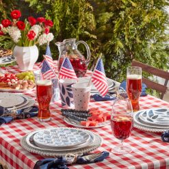 Alternative view of Lenox Heritage Lenox Heritage Blue Bay Melamine Dinner Plates, Set of 4
