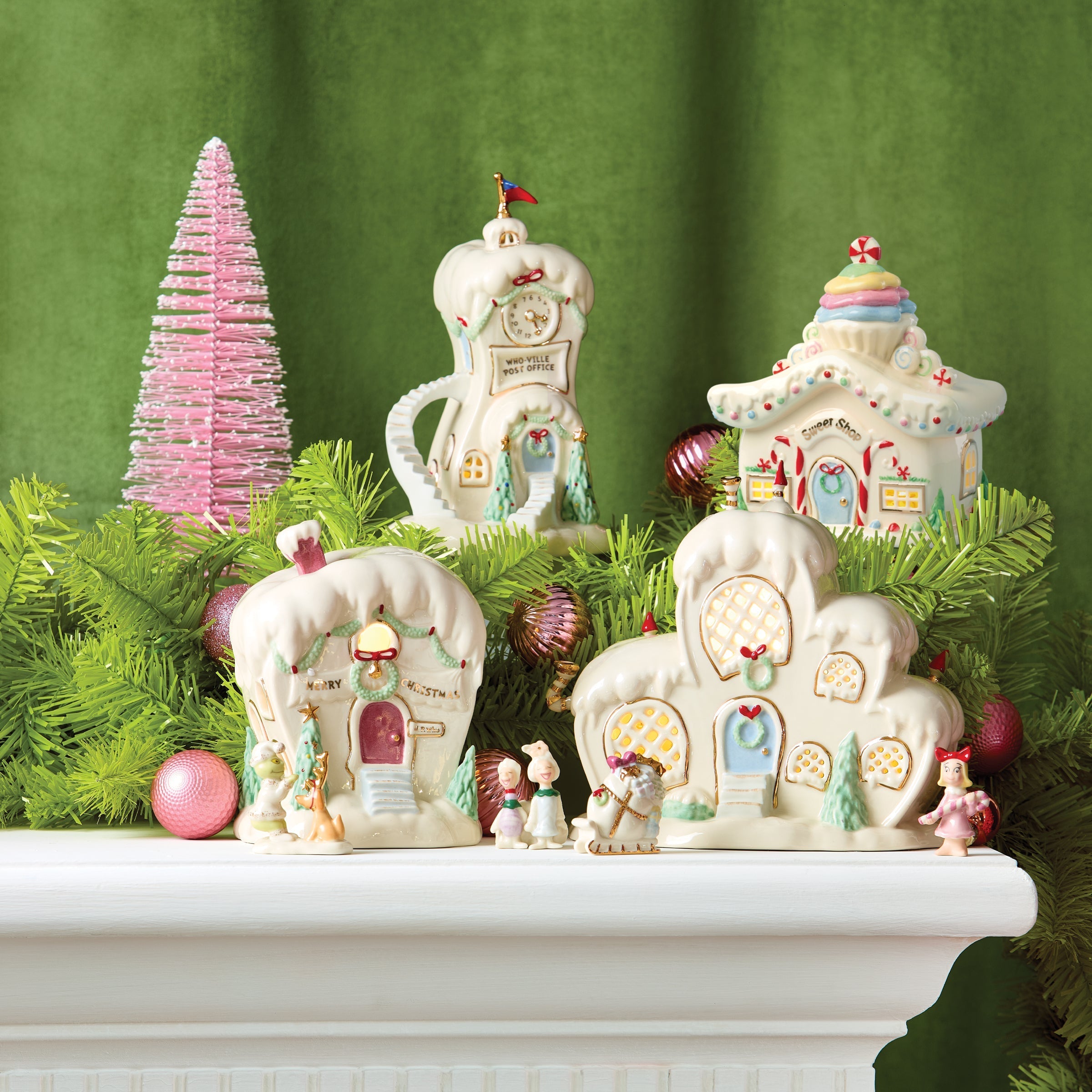 Lenox Heritage Lenox Heritage Who-Ville The House of J.P. Who Lit Figurine - Image 3