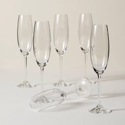 Lenox Heritage Lenox Heritage Tuscany Classics Champagne Flute Glasses, Set of 6