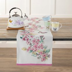 Lenox Heritage Lenox Heritage Butterfly Meadow Floral 14x72 Table Runner