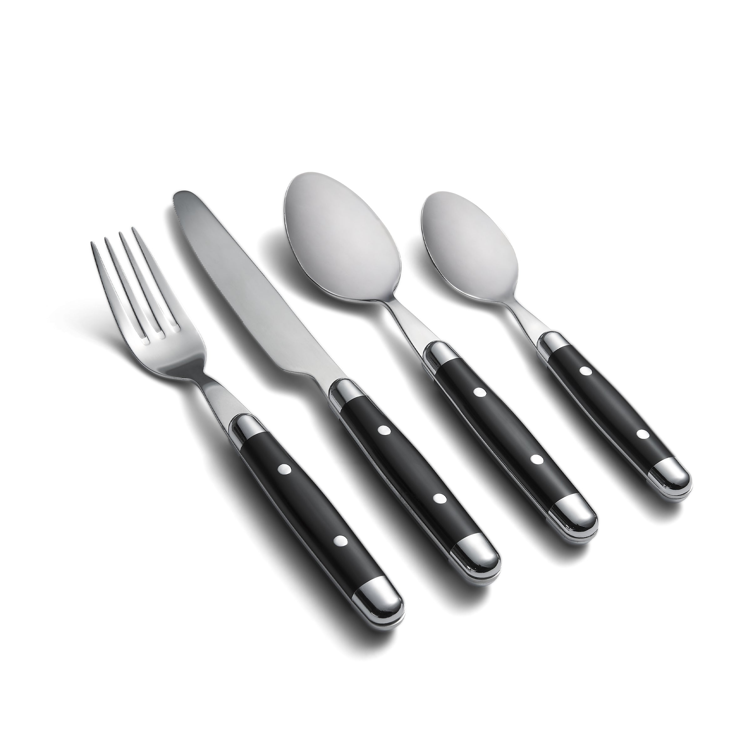 Lenox Heritage Lenox Heritage Jubilee Black 16-Piece Flatware Set - Image 3
