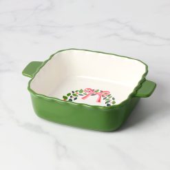 Lenox Heritage Lenox Heritage Evergreen Square Scallop Baking Dish