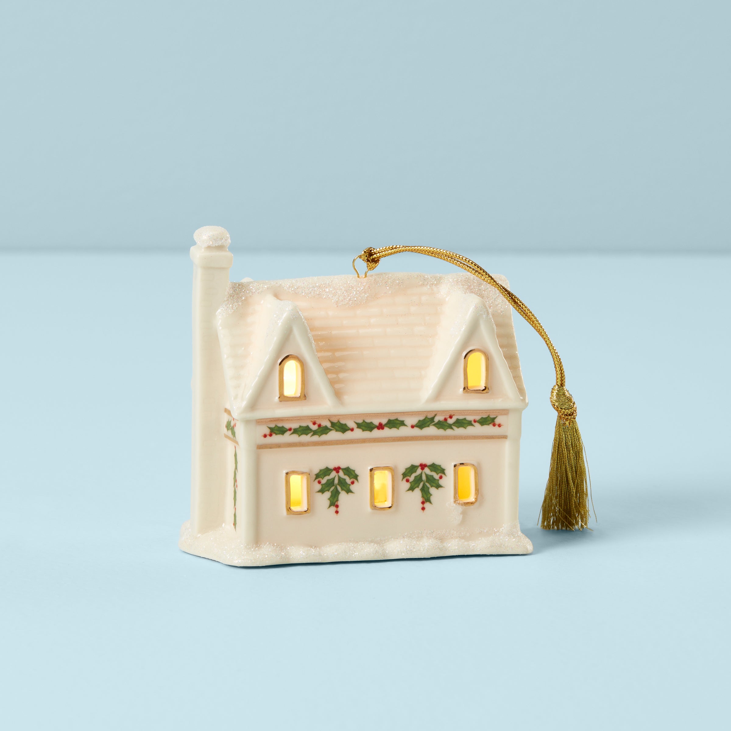 Lenox Heritage Lenox Heritage Christmas Village Toy Shop Lit Ornament - Image 2