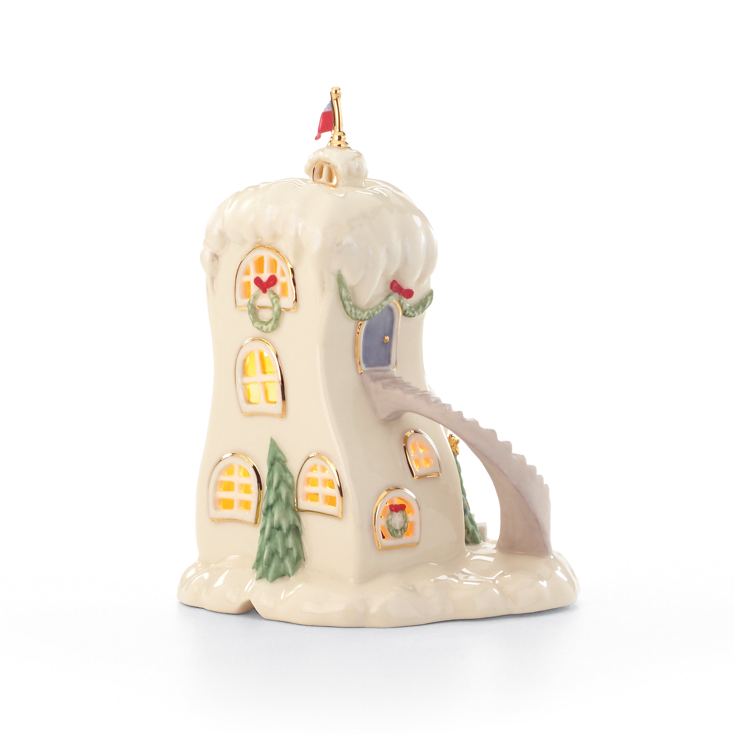 Lenox Heritage Lenox Heritage Who-Ville Post Office Lit Figurine - Image 5