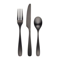 Lenox Heritage Lenox Heritage Eliana Black Satin 12-Piece Flatware Set