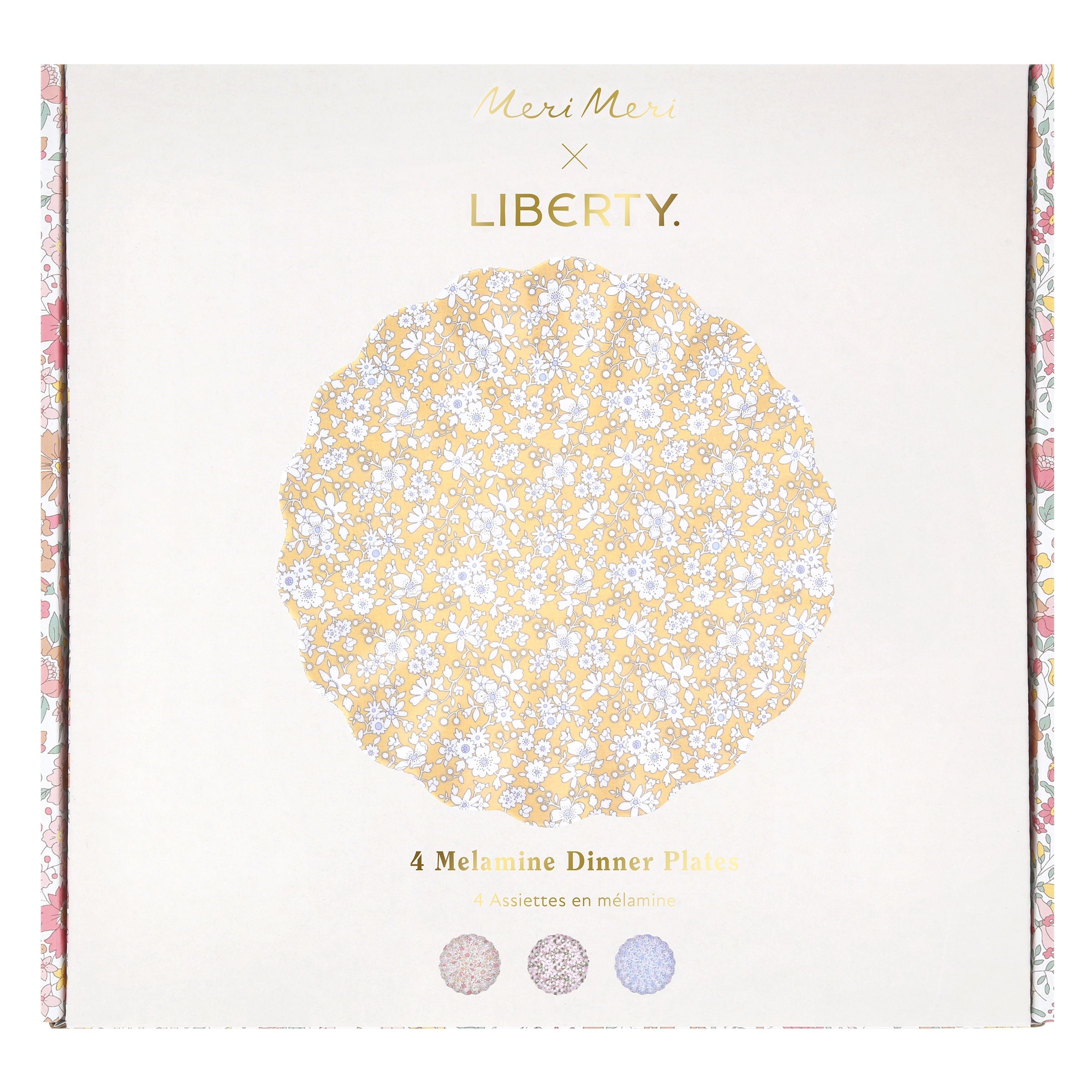 Lenox Heritage Lenox Heritage Meri Meri X Liberty Floral Melamine Large Plate, Set of 4 - Image 9
