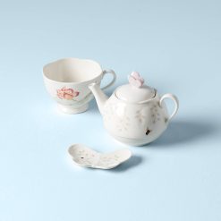 Alternative view of Lenox Heritage Lenox Heritage Butterfly Meadow 3-Piece Tea Set