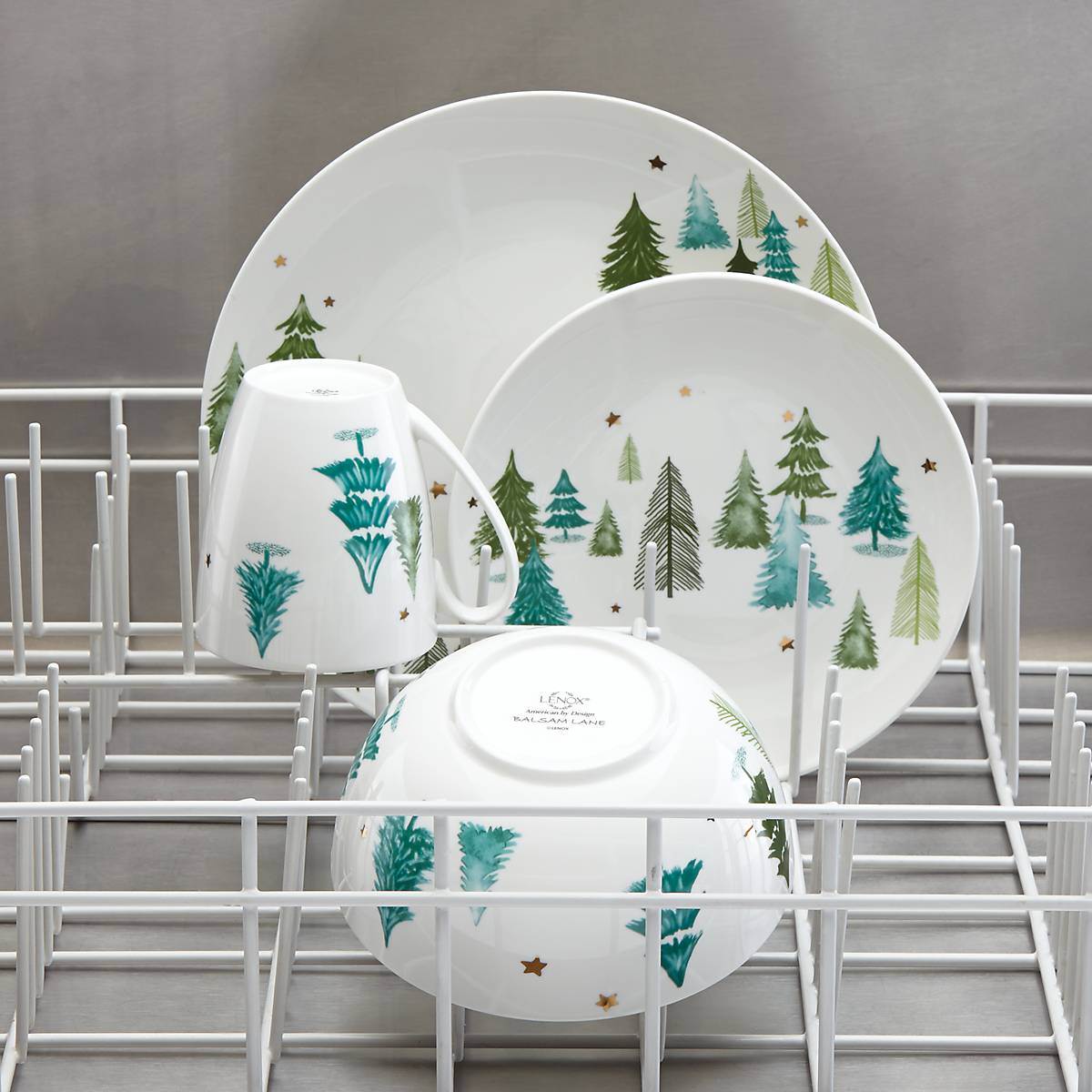 Lenox Heritage Lenox Heritage Balsam Lane Dinner Plates, Set of 4 - Image 5