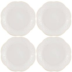 Alternative view of Lenox Heritage Lenox Heritage French Perle White 4-Piece Dessert Set
