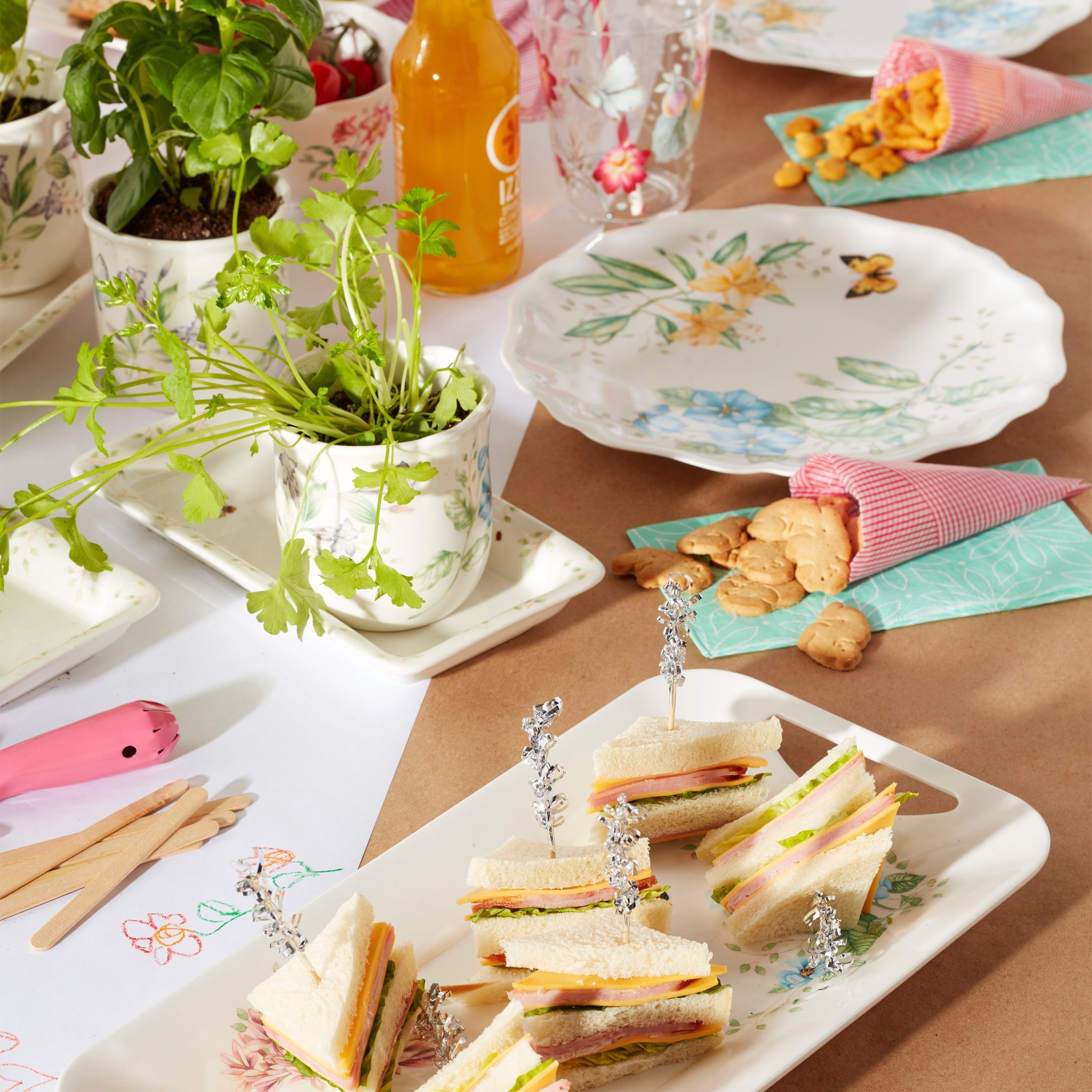 Lenox Heritage Lenox Heritage Butterfly Meadow Melamine Hors d'Oeuvres Tray - Image 6
