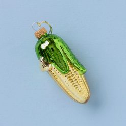 Lenox Heritage Lenox Heritage Retro Blown Glass Corn On The Cob Ornament